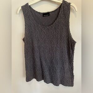 Front Street Charcoal Textured Tank Top - Size Medium